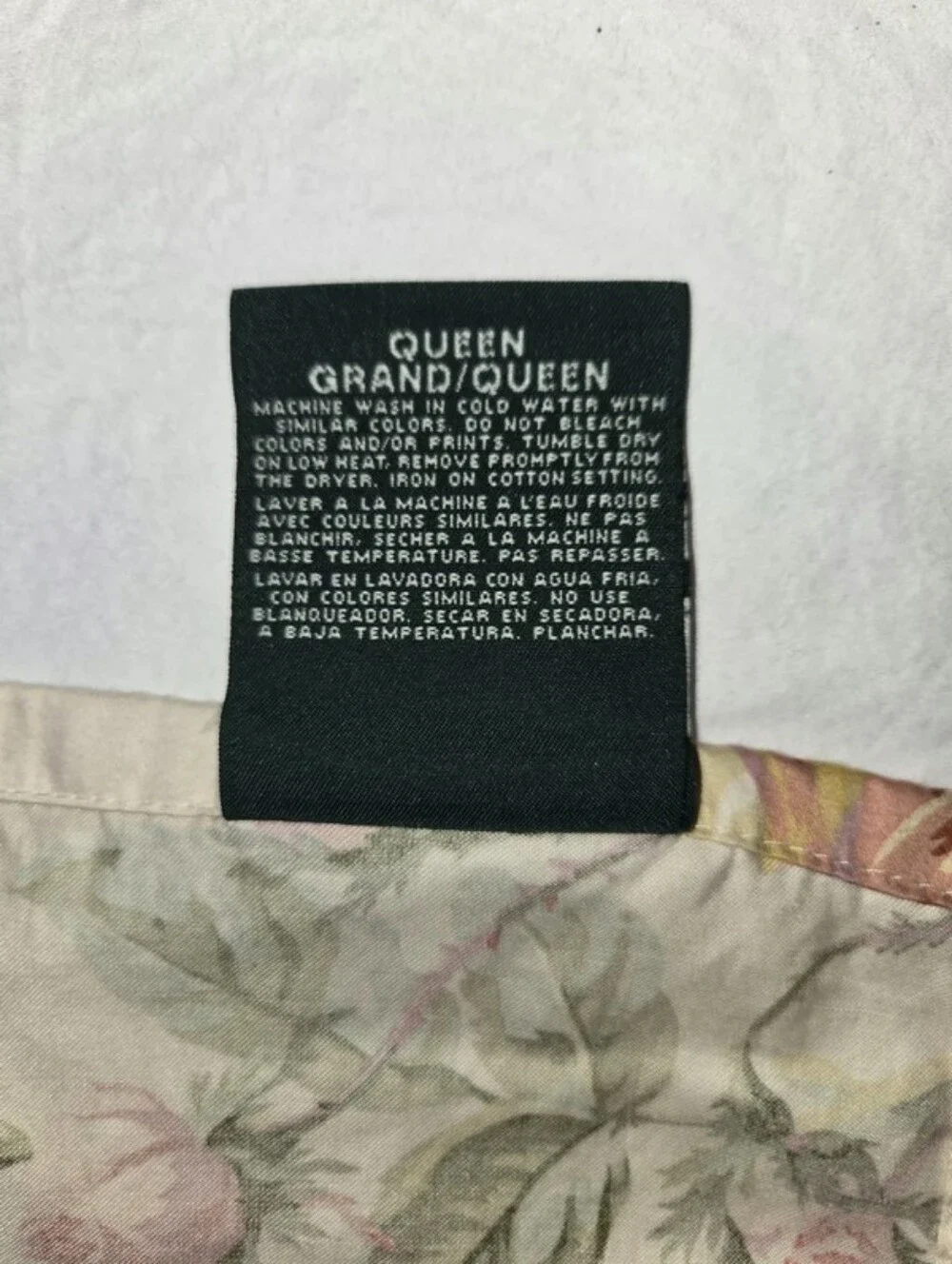 Vintage Lauren Ralph Lauren Wentworth Floral Queen Duvet Bed Skirt Pillowcase
